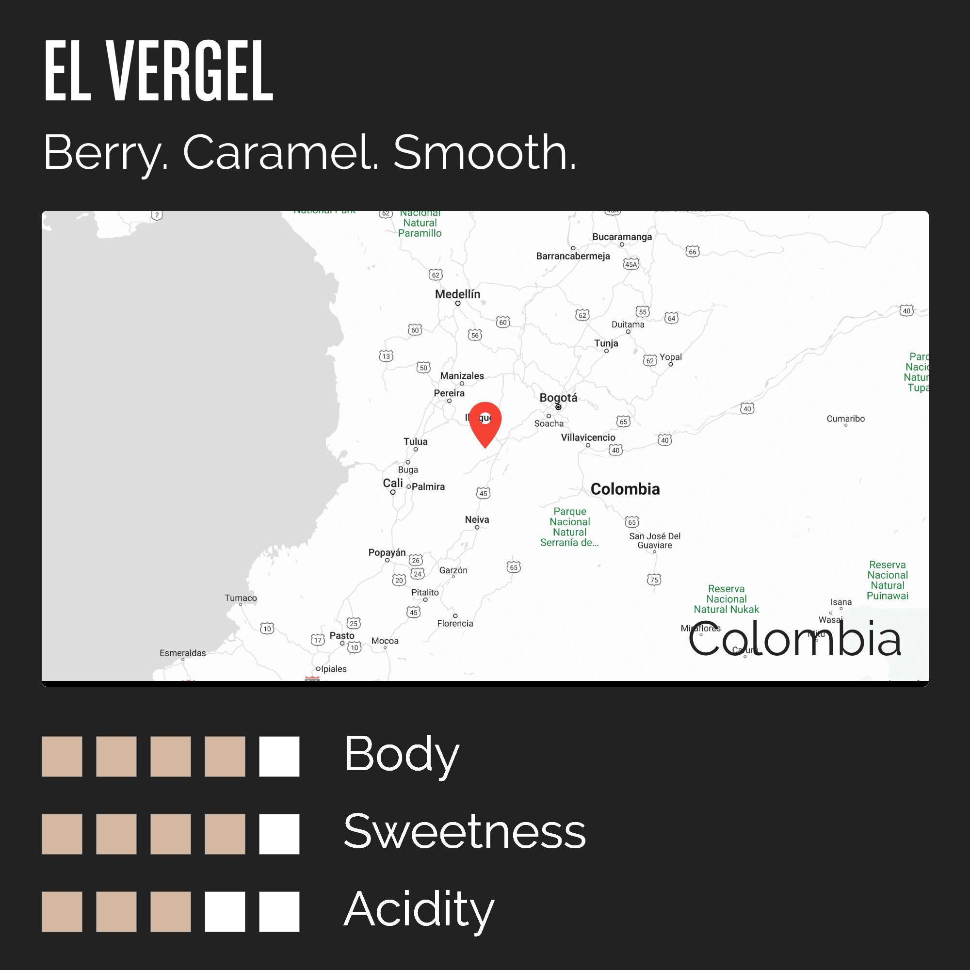 The Barn El Vergel cafea boabe 250g pentru espressor