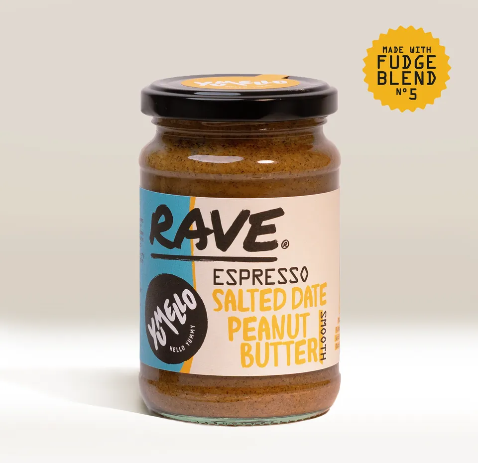Rave Coffee unt arahide espresso cu curmale 275g vegan