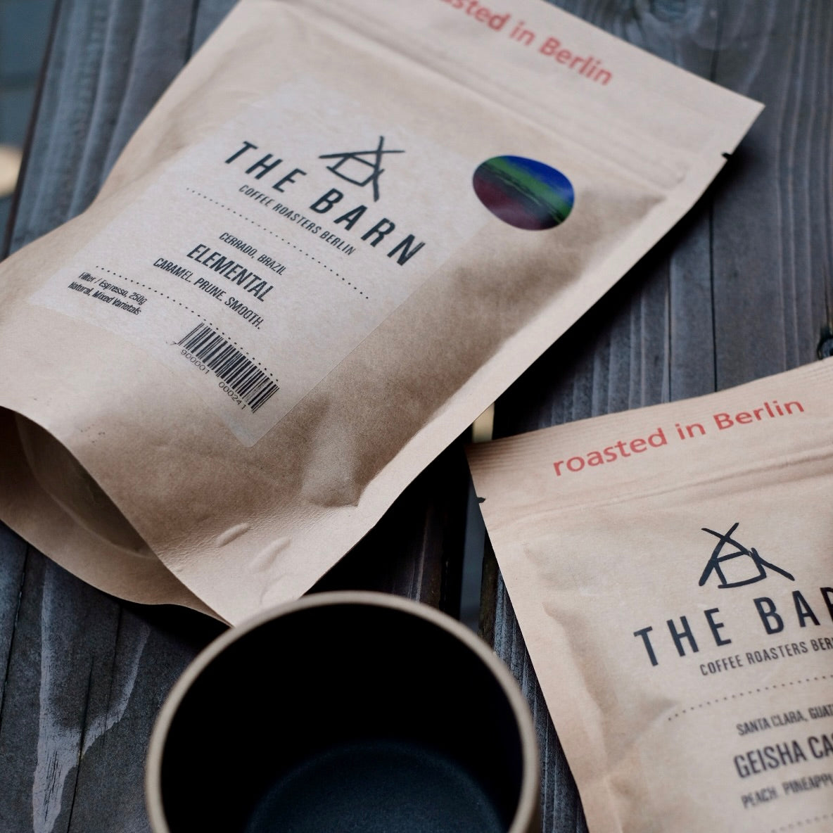 The Barn Elemental Gift Box set cadou cafea Brazilia + cana
