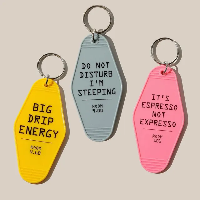 Rave Coffee Keyring breloc motel plastic 9 cm