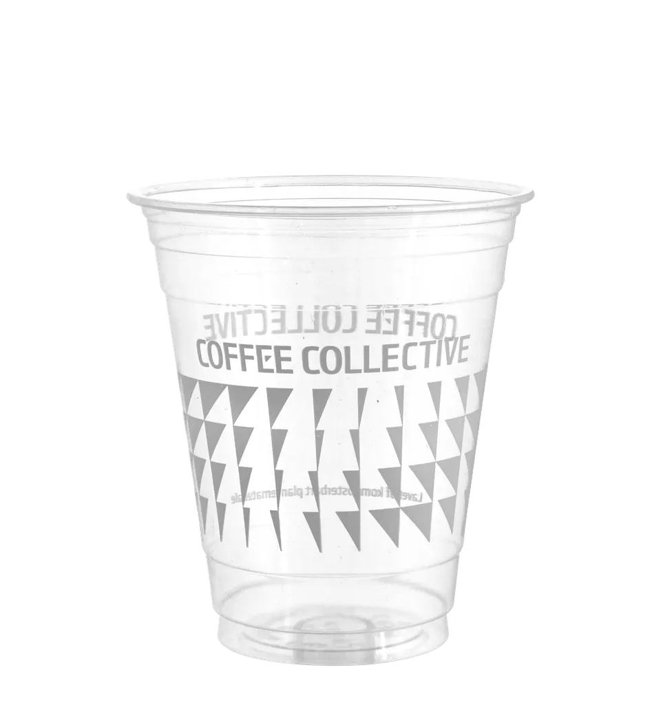Coffee Collective pahare plastic 12 oz 1000 buc cu logo