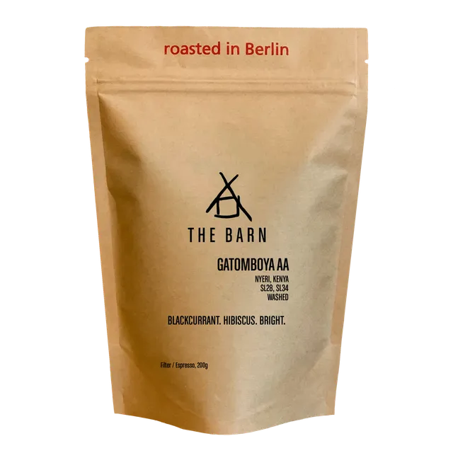 The Barn Gatomboya AA cafea boabe 200g Kenya