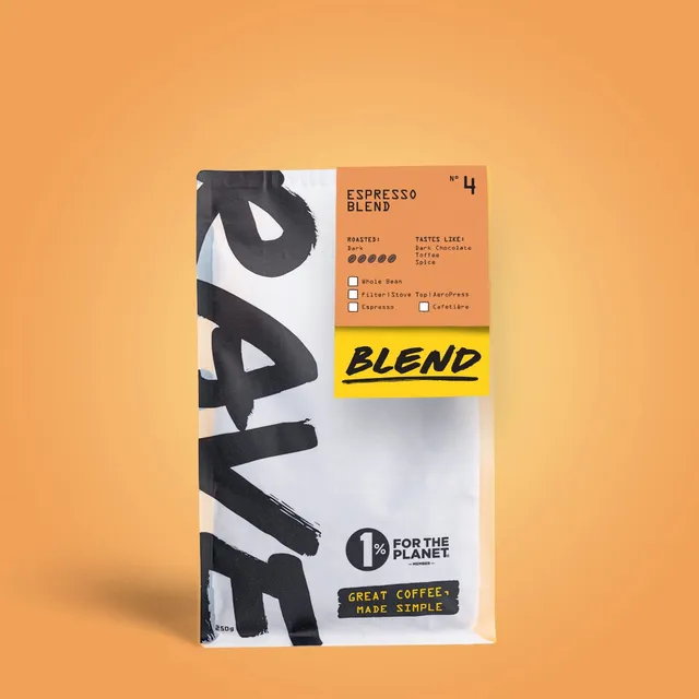 Rave Coffee Espresso Blend Nº 4 cafea boabe 250g ciocolată