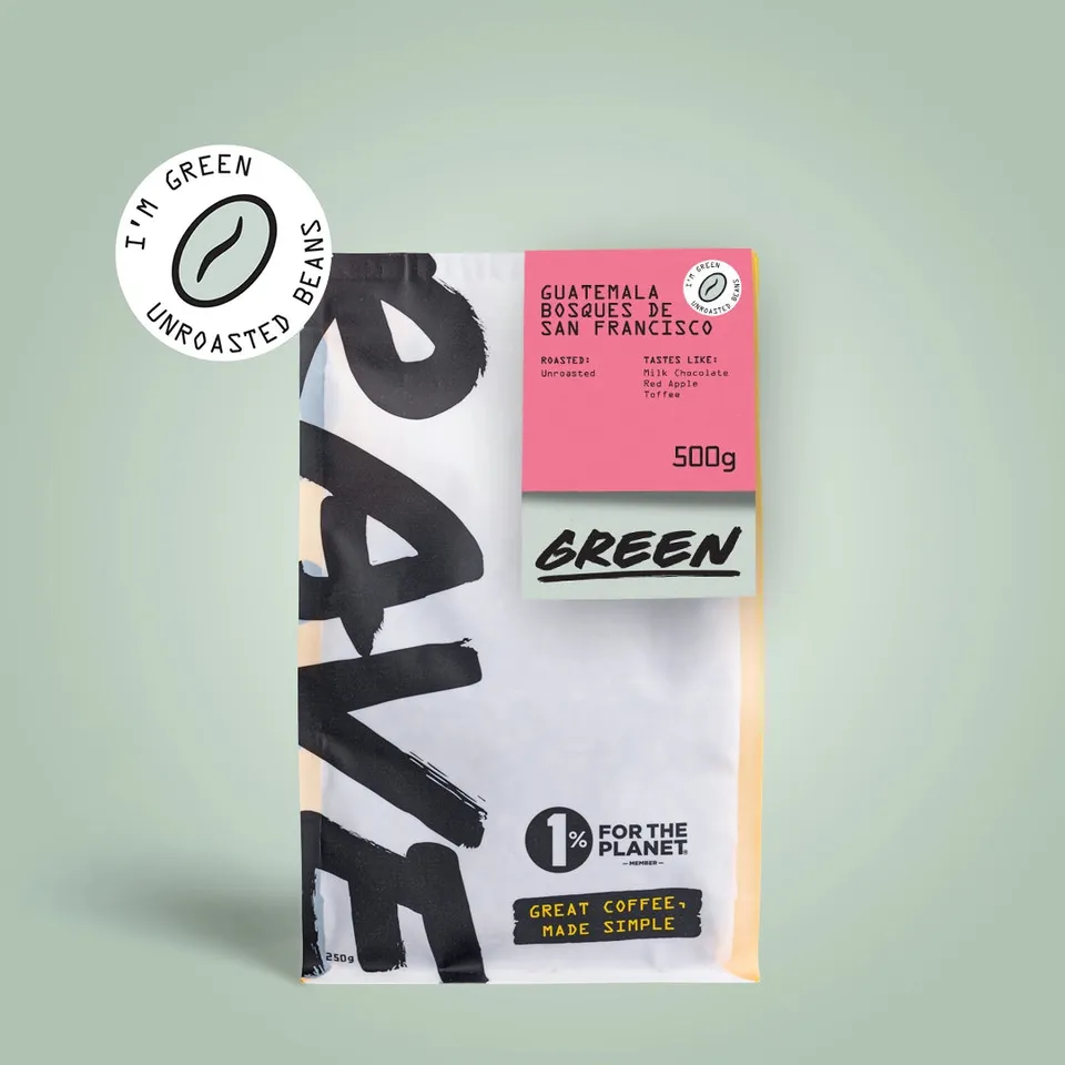 Rave Coffee Guatemala Bosques de San Francisco cafea verde 500g