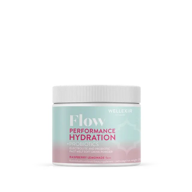 Wellexir Flow Hydration Raspberry mix hidratare 300 g zmeură