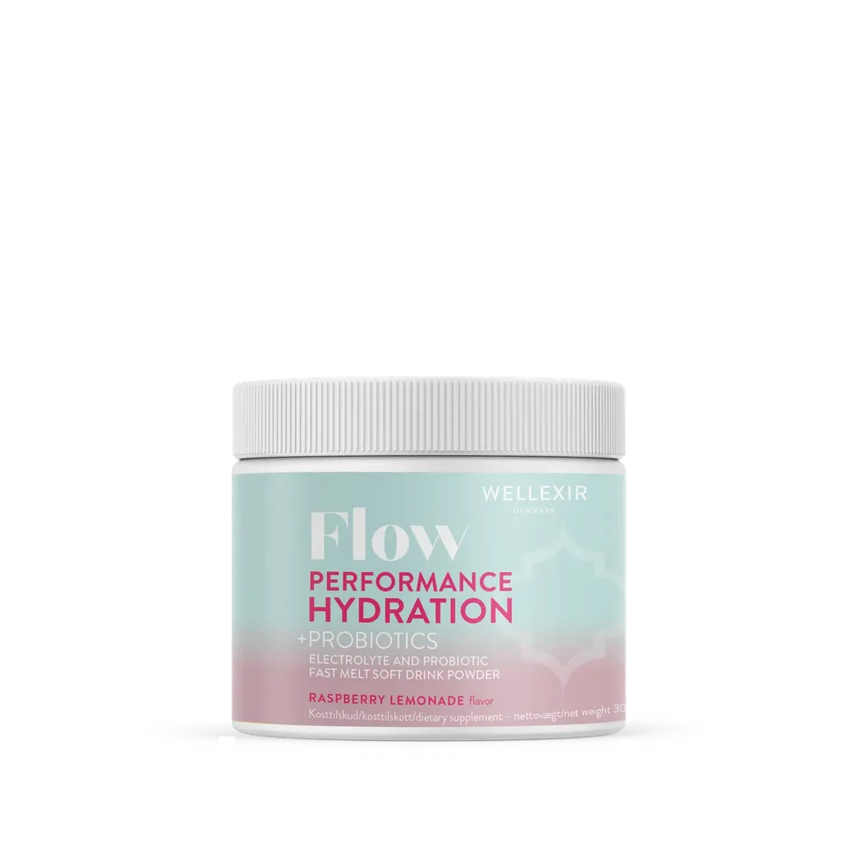Wellexir Flow Hydration Raspberry mix hidratare 300 g zmeură