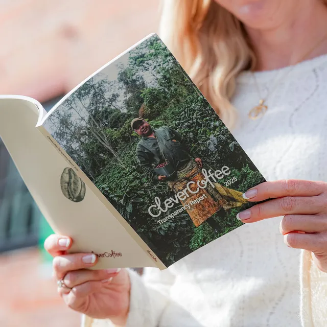 Clever Coffee Transparency Report 2025 raport tipărit anual