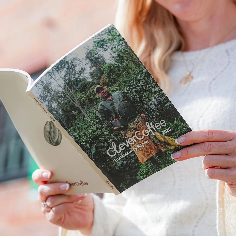 Clever Coffee Transparency Report 2025 raport tipărit anual