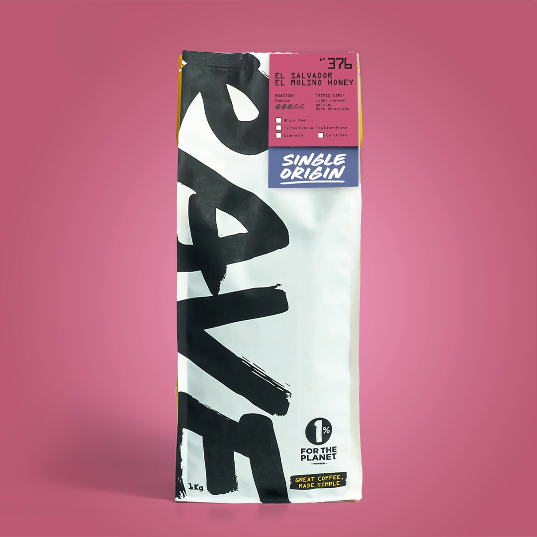 Rave El Salvador El Molino N376 cafea boabe 250g caramel