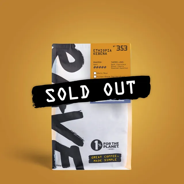 Rave Coffee Ethiopia Kebena Nº 353 cafea boabe 250g natural