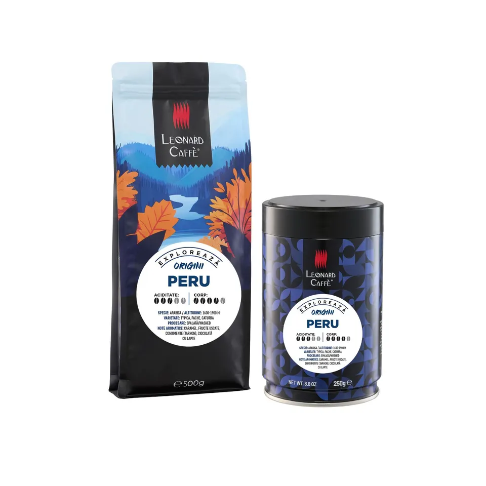 LEONARD Caffe Peru Cajamarca cafea boabe single origin