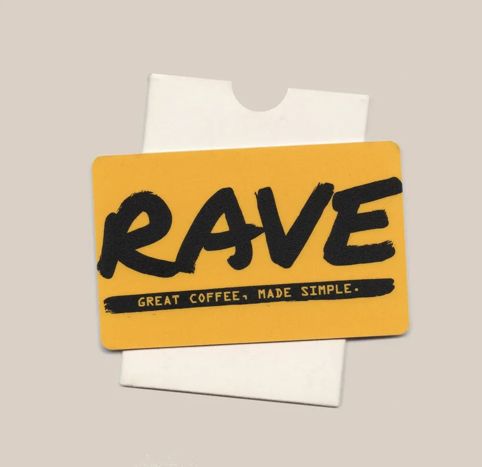 Rave Coffee E-gift Card card cadou cafea email livrare rapida