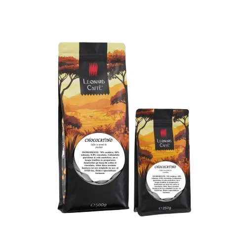 LEONARD Caffe cafea boabe cu aroma de ciocolata