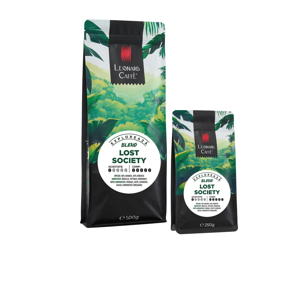 LEONARD Caffe Lost Society cafea blend 50% arabica