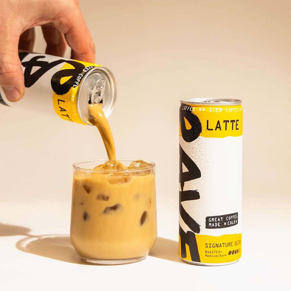 Rave Coffee Iced Coffee cafea rece 4 doze caramel latte