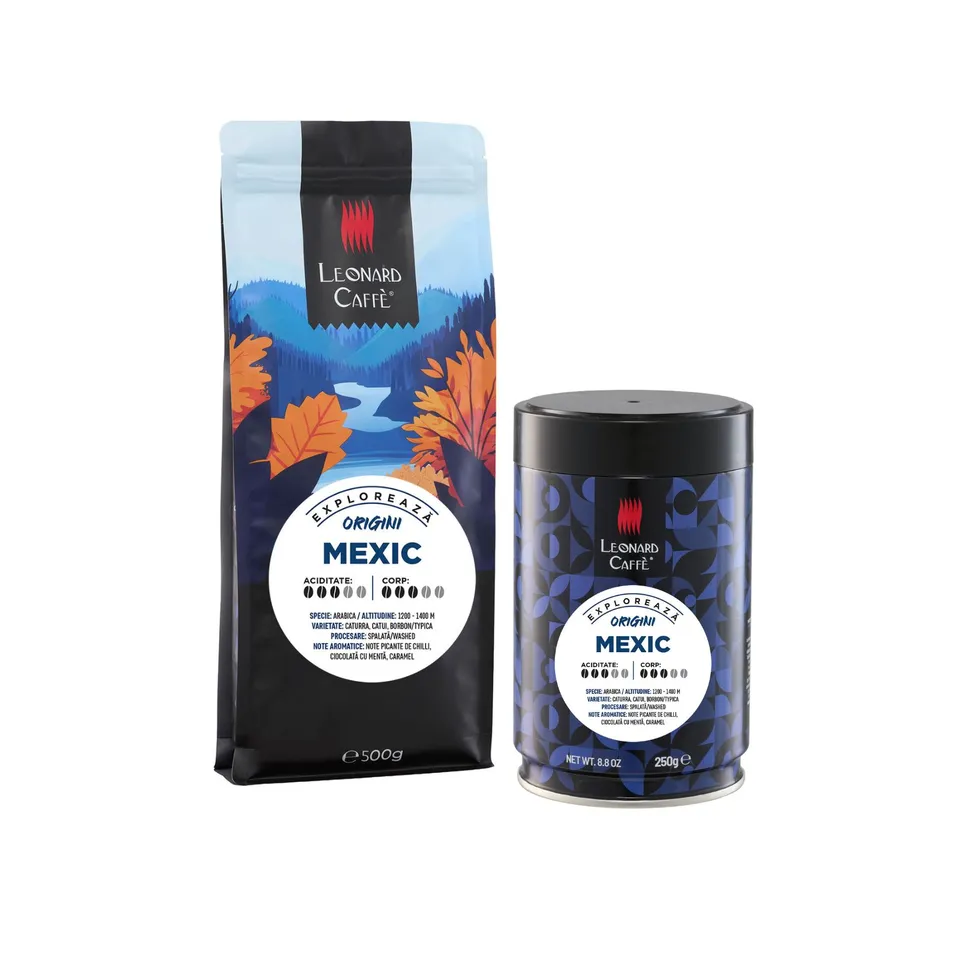 LEONARD Caffe Mexic Finca Monte Azul cafea boabe