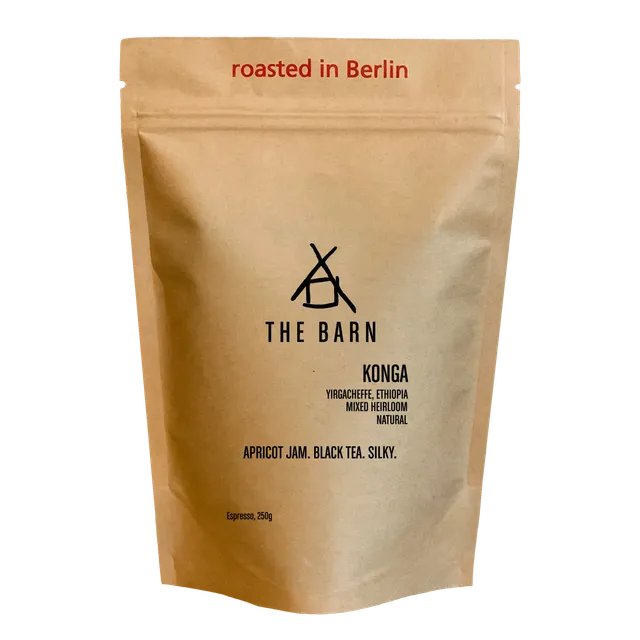 The Barn Konga cafea boabe 250g caise și bergamotă