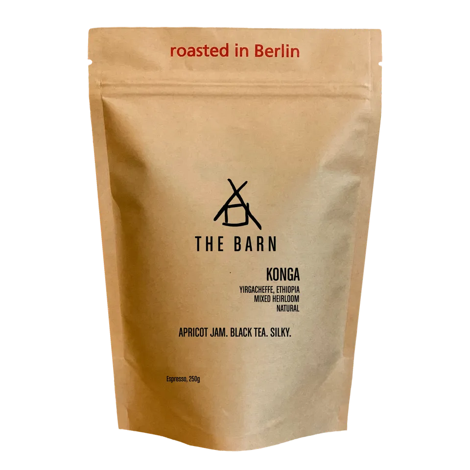 The Barn Konga cafea boabe 250g caise și bergamotă