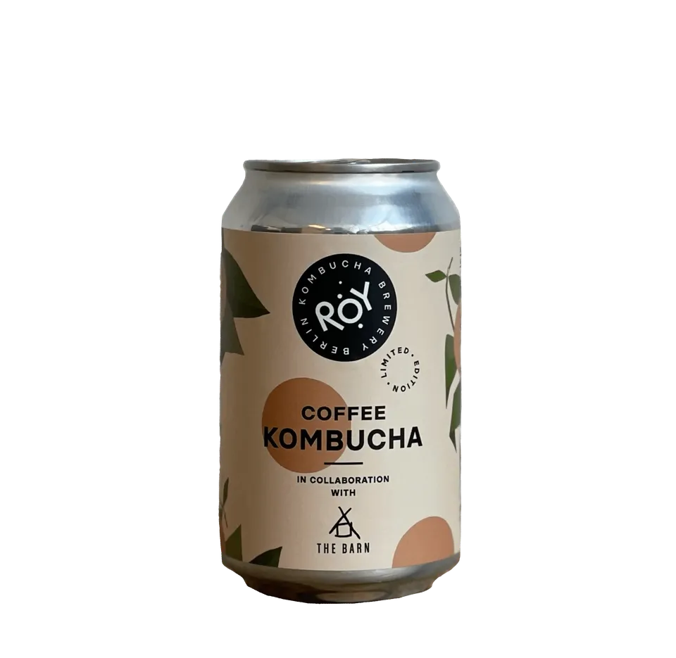 The Barn Roy Coffee Kombucha doză 330ml rece