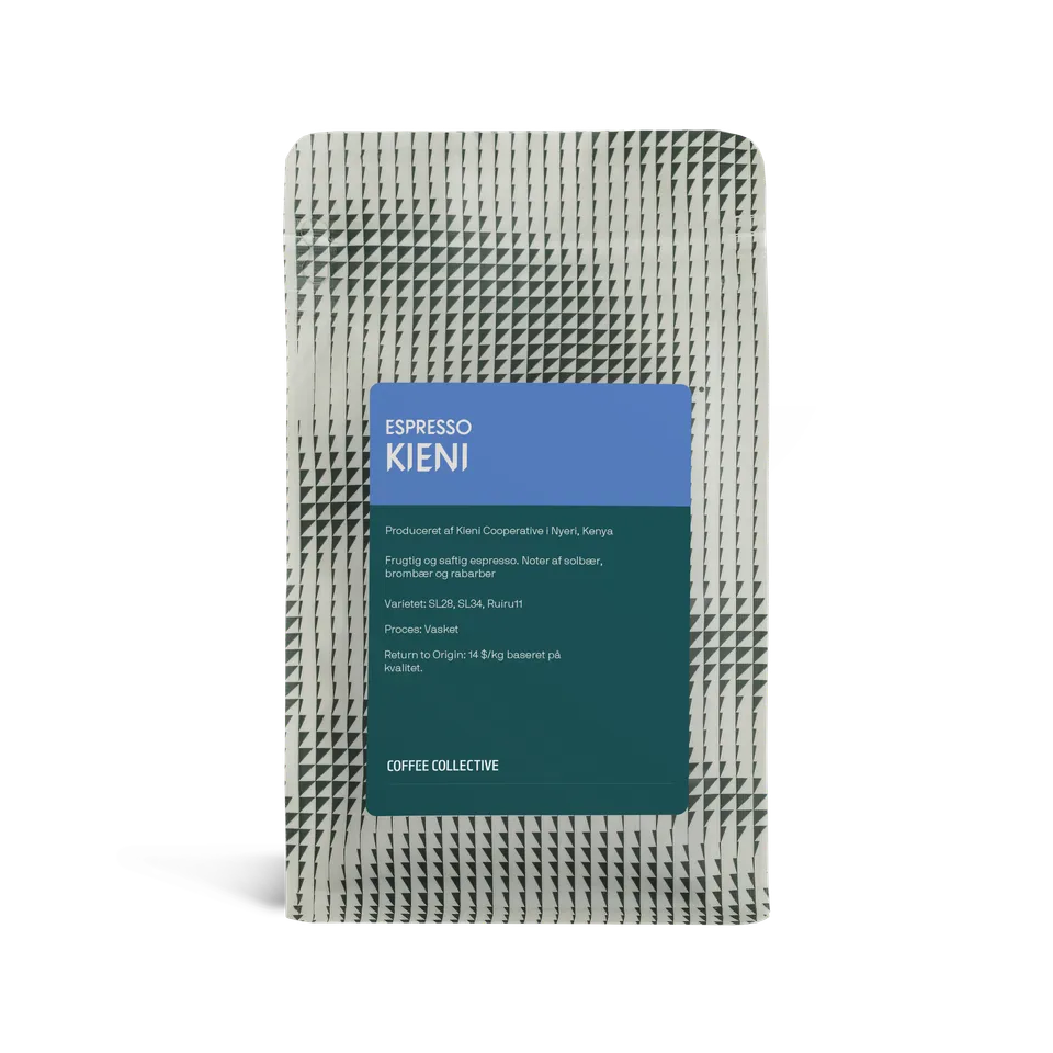Coffee Collective Kieni Espresso cafea boabe 250 g cremoasă