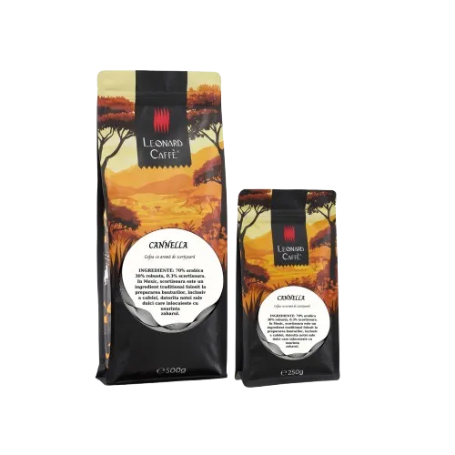 LEONARD Caffe cu Scorțișoară cafea boabe aromată