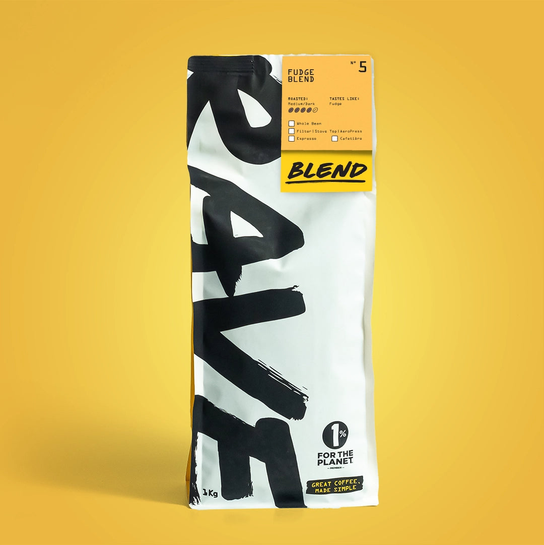 Rave Coffee Fudge Blend N°5 cafea boabe 250g lapte
