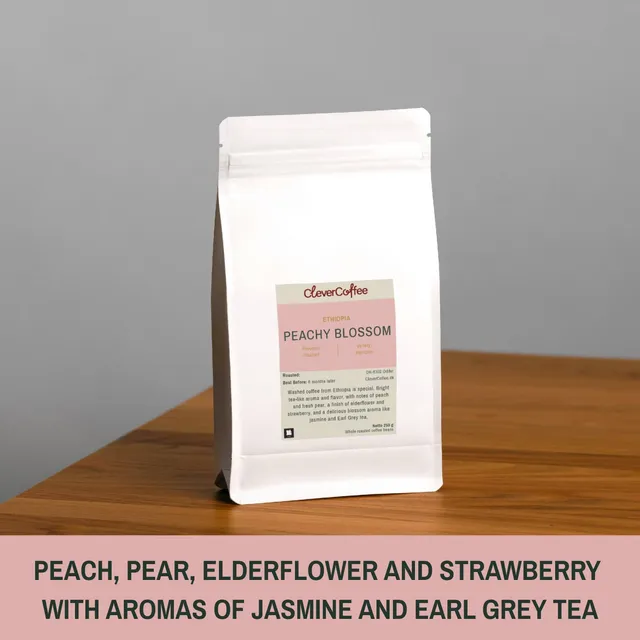 Clever Coffee Peachy Blossom cafea Etiopia 250 g spălată