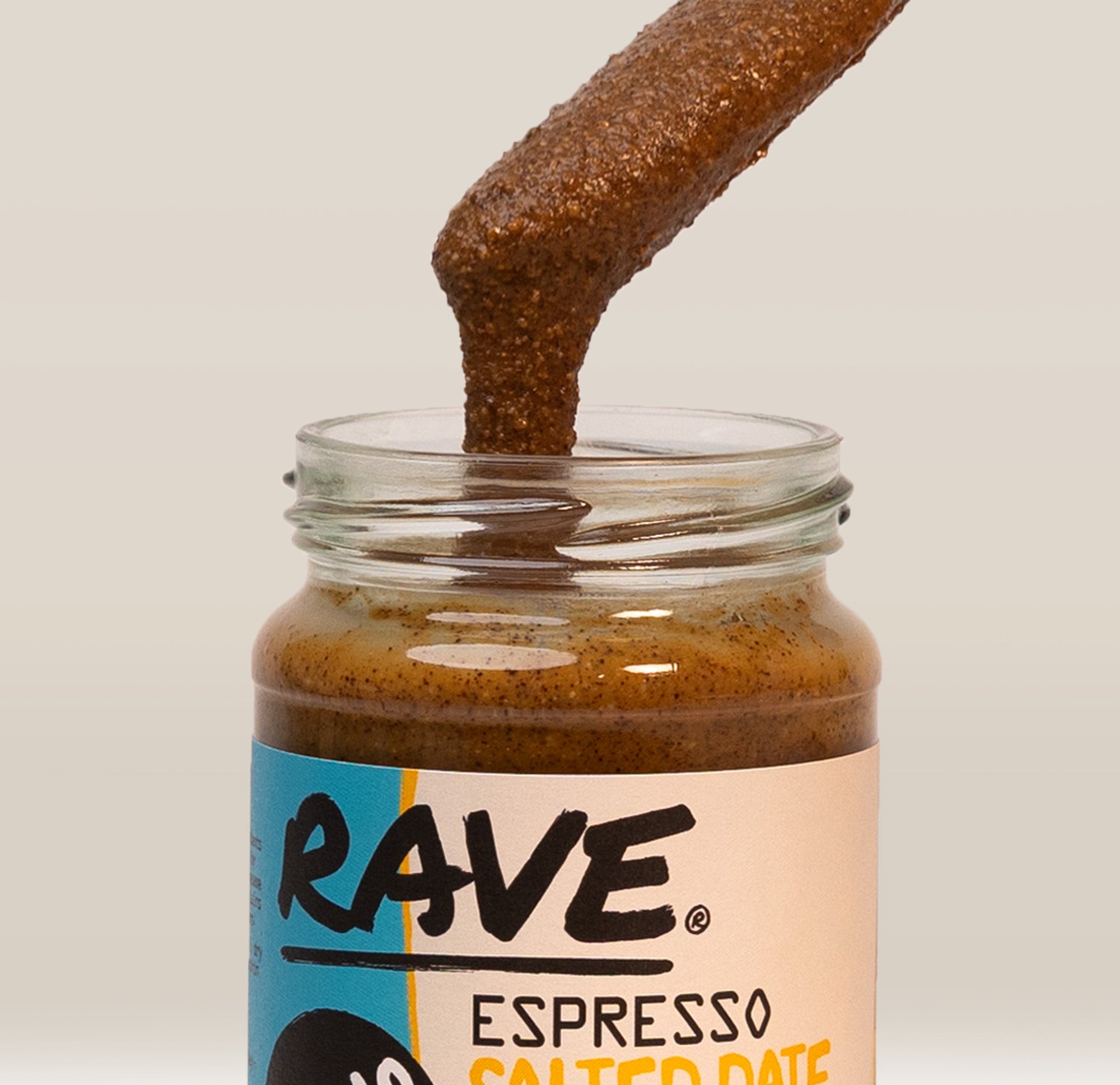 Rave Coffee unt arahide espresso cu curmale 275g vegan