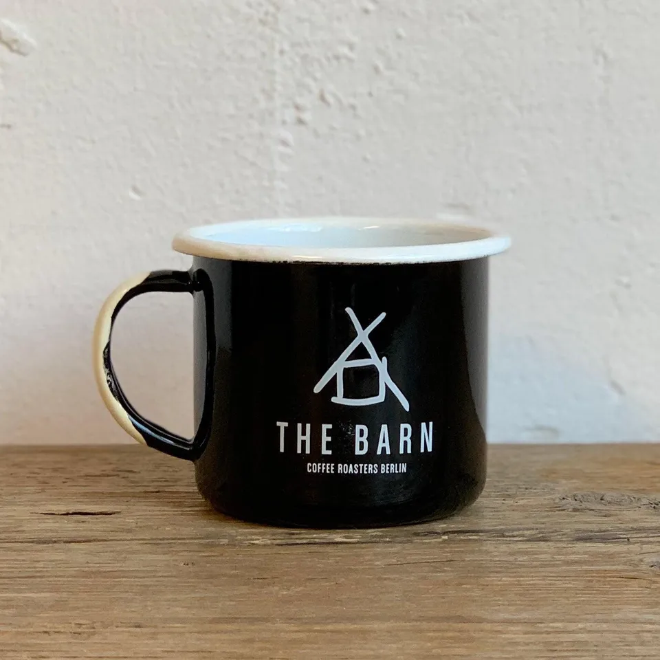 The Barn Enamel Mug cană emailată 300ml negru