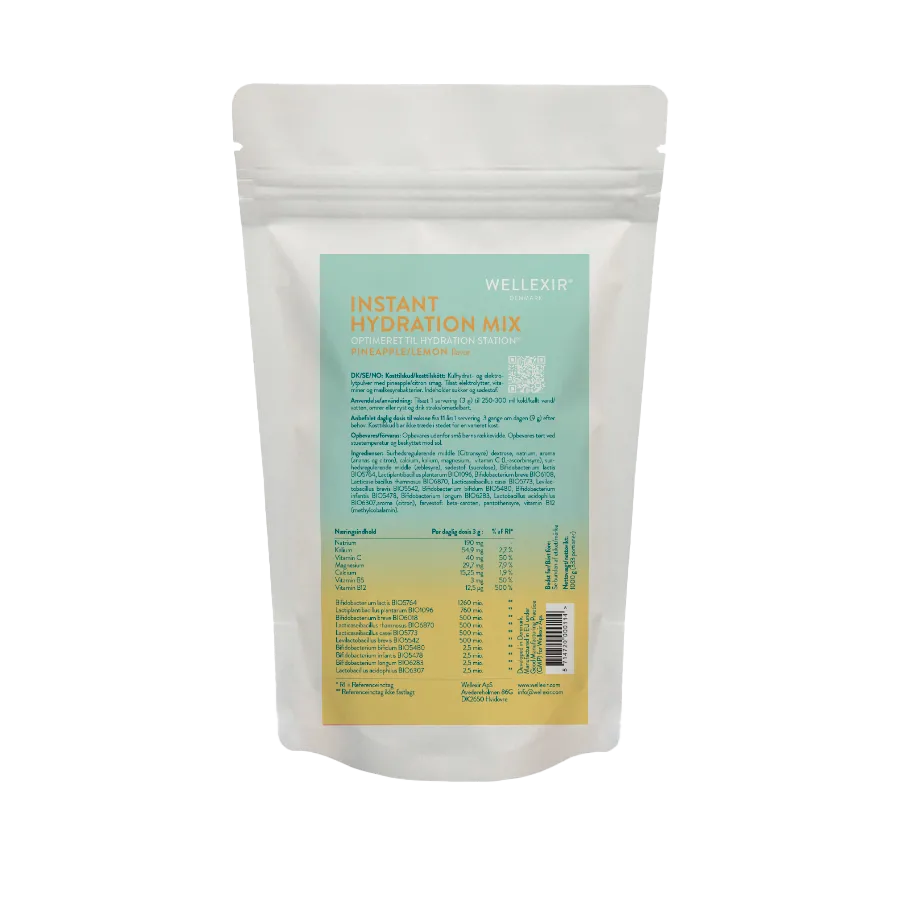 Wellexir Hydration Mix Pineapple Lemon mix hidratare 1kg electroliti
