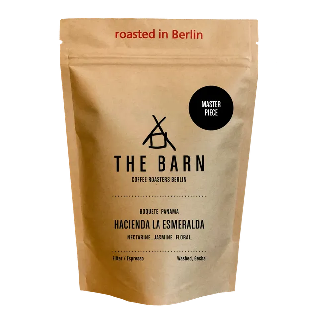 The Barn Hacienda La Esmeralda Gesha cafea boabe 100g