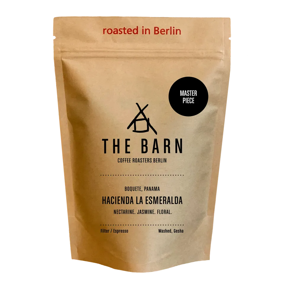 The Barn Hacienda La Esmeralda Gesha cafea boabe 100g