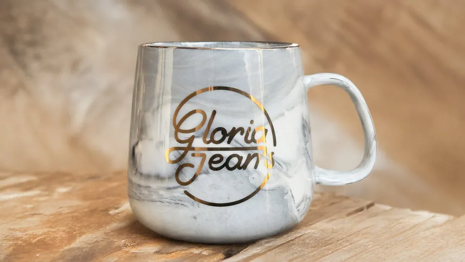Gloria Jean's Marble Ceramic Mug Gri cană ceramică 400ml