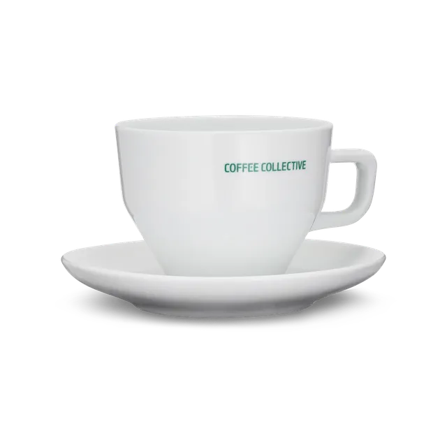 Coffee Collective Large ceașcă ceramică farfurioară