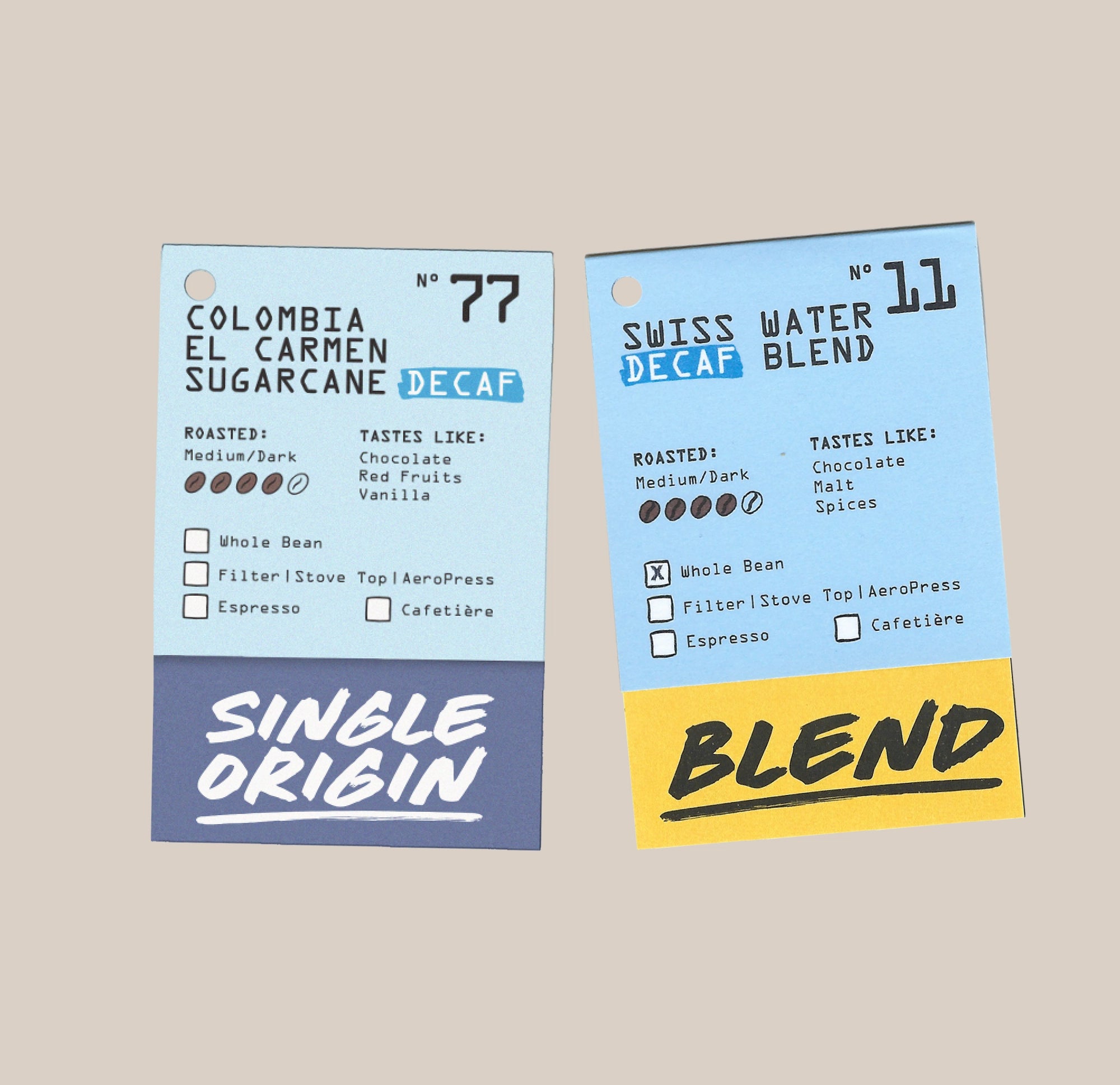 Rave Coffee Decaf Lover set cafea decofeinizată 2x250g