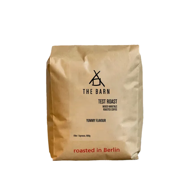 The Barn Test Roast cafea boabe 1000g pentru zilnic