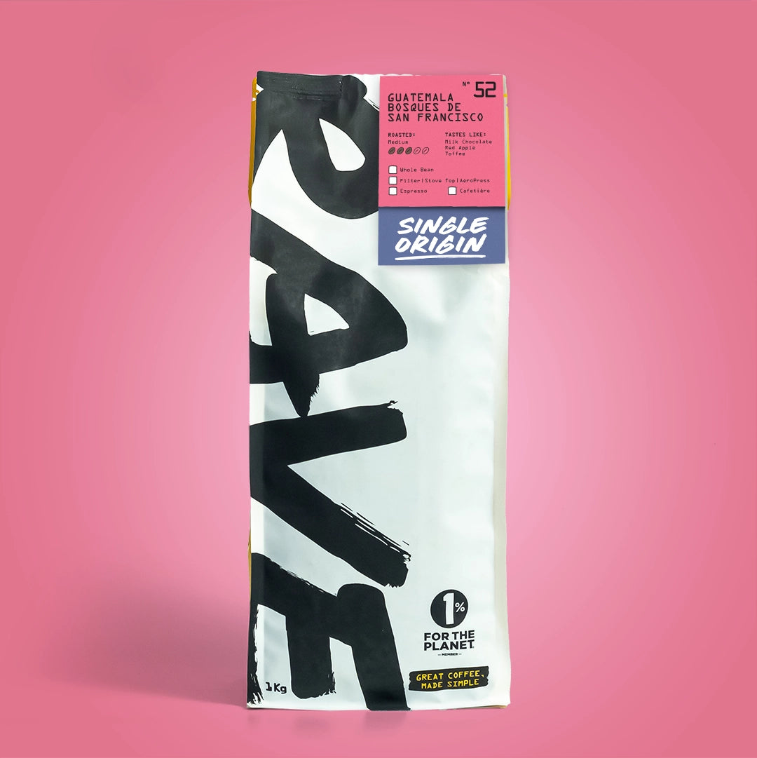 Rave Coffee Guatemala Bosques 52 cafea 250g echilibrata