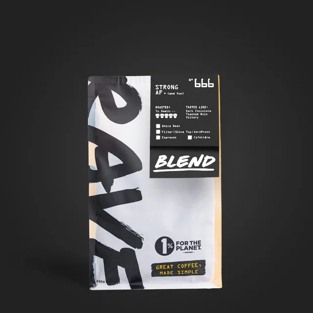 Rave Strong AF Blend Nº 666 cafea boabe 250g tare