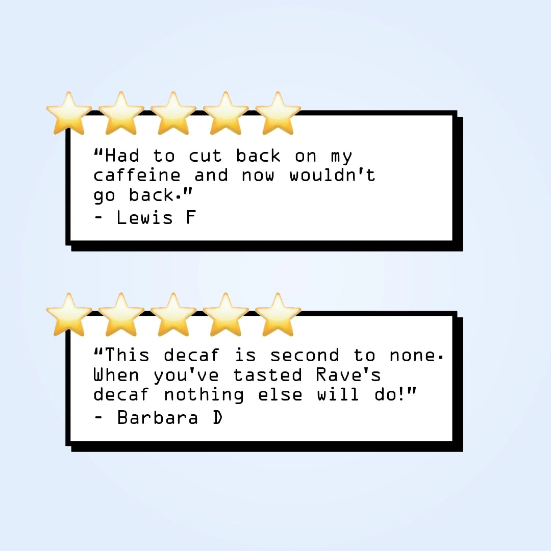 Rave Coffee Signature Blend N°1D cafea boabe 250g decofeinizata