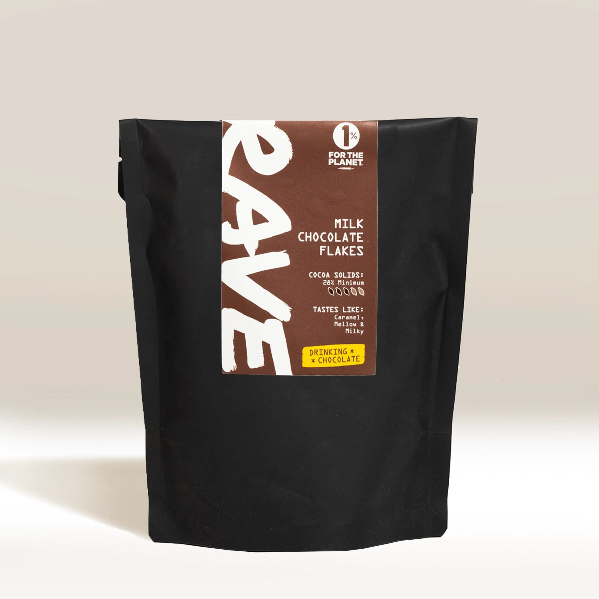 Rave Drinking Chocolate Flakes ciocolata calda dark 250g intensa