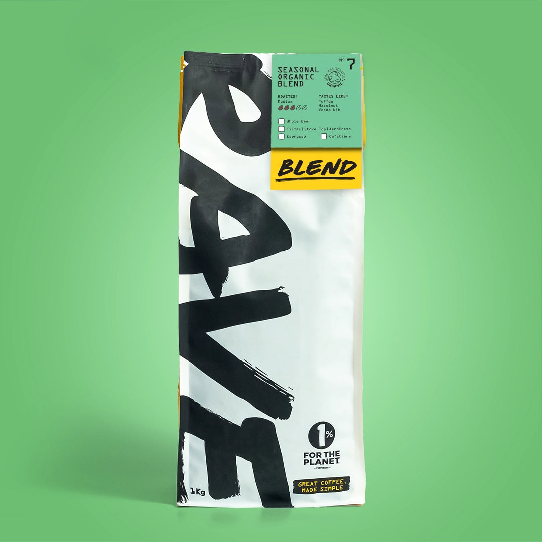 Rave Coffee Nº7 cafe bio boabe 250g note toffee