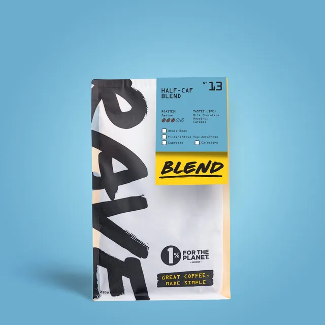 Rave Half Caf Blend Nº 13 cafea boabe 250g slabă