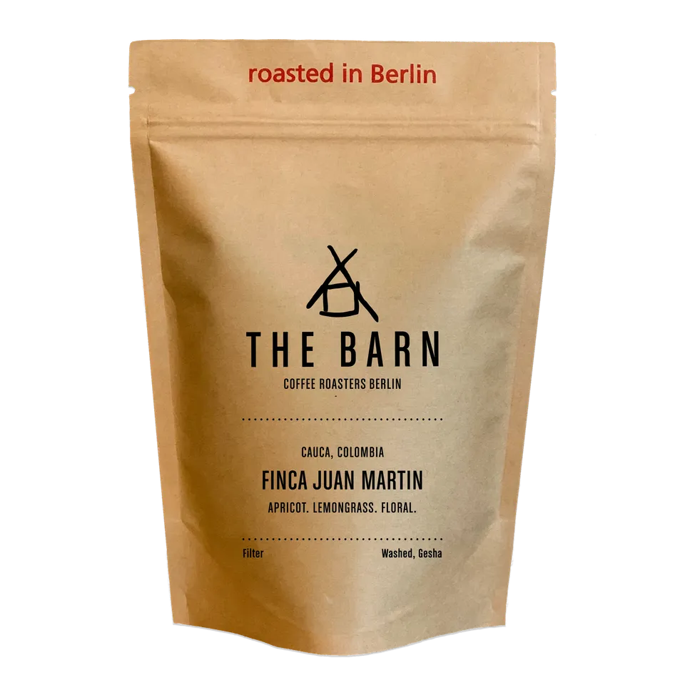 The Barn Juan Martin Gesha cafea boabe 250g filtru