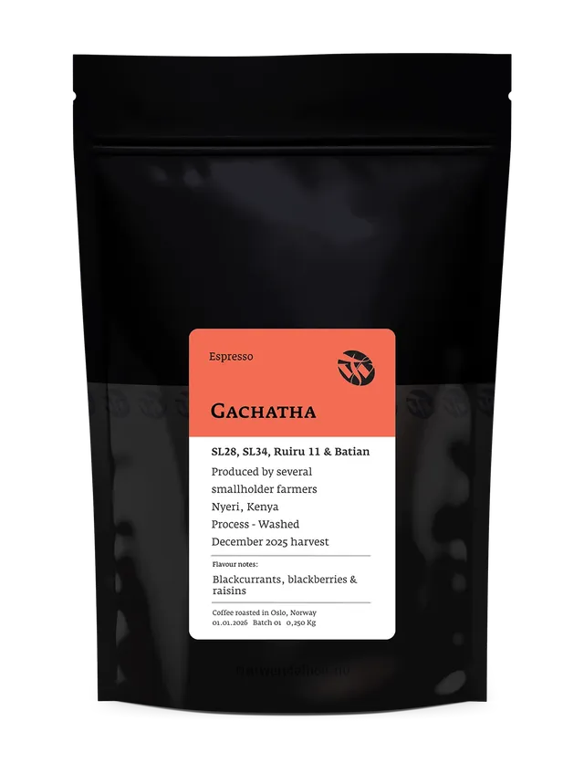 Tim Wendelboe Gachatha Espresso cafea Kenya fructata