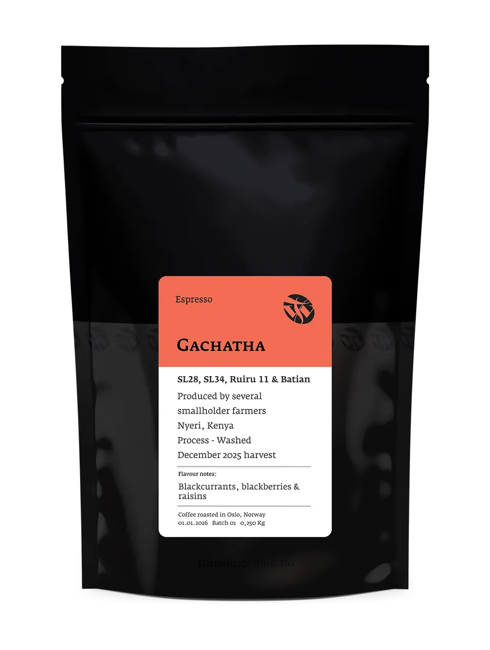 Tim Wendelboe Gachatha Espresso cafea Kenya fructata