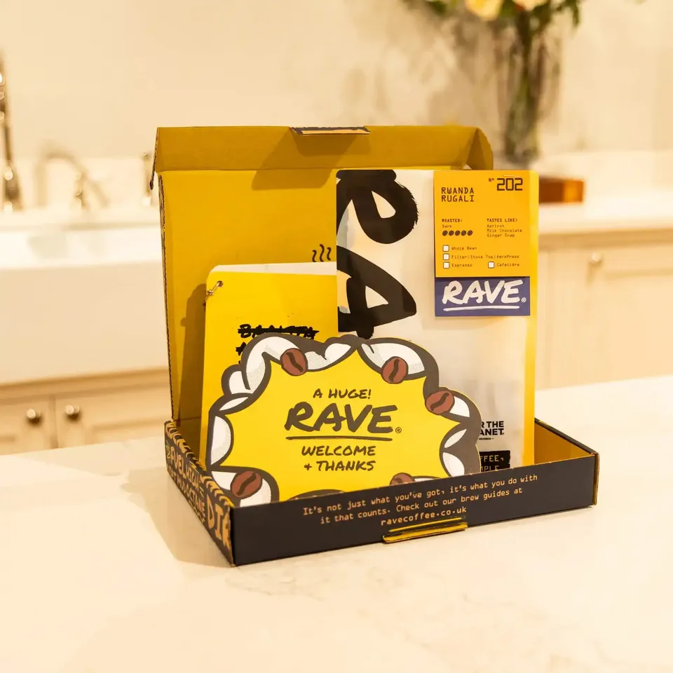 Rave Coffee Gift Subscription abonament cafea 3 luni cadou