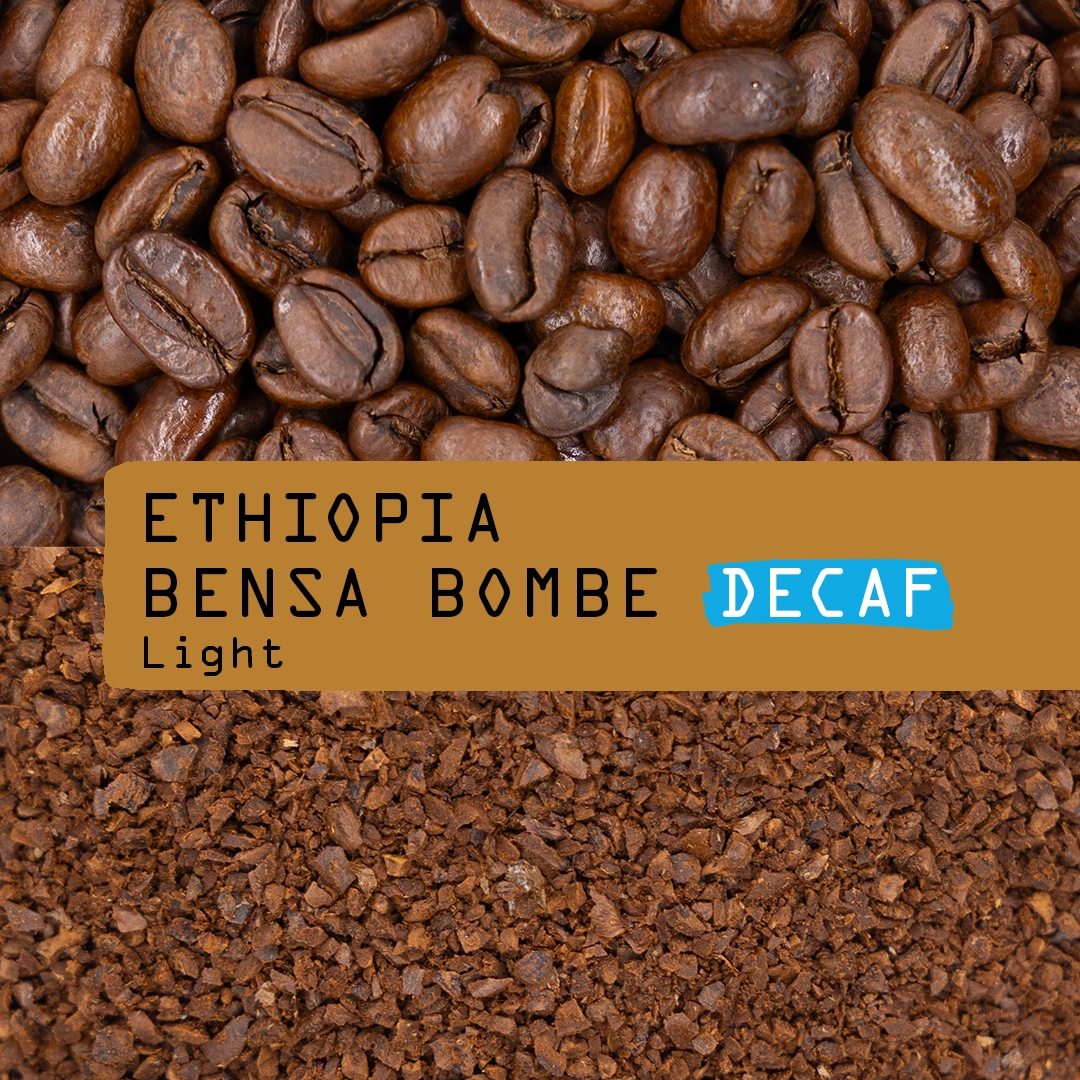 Rave Ethiopia Bensa Bombe N364 cafea decaf boabe 250g dulce
