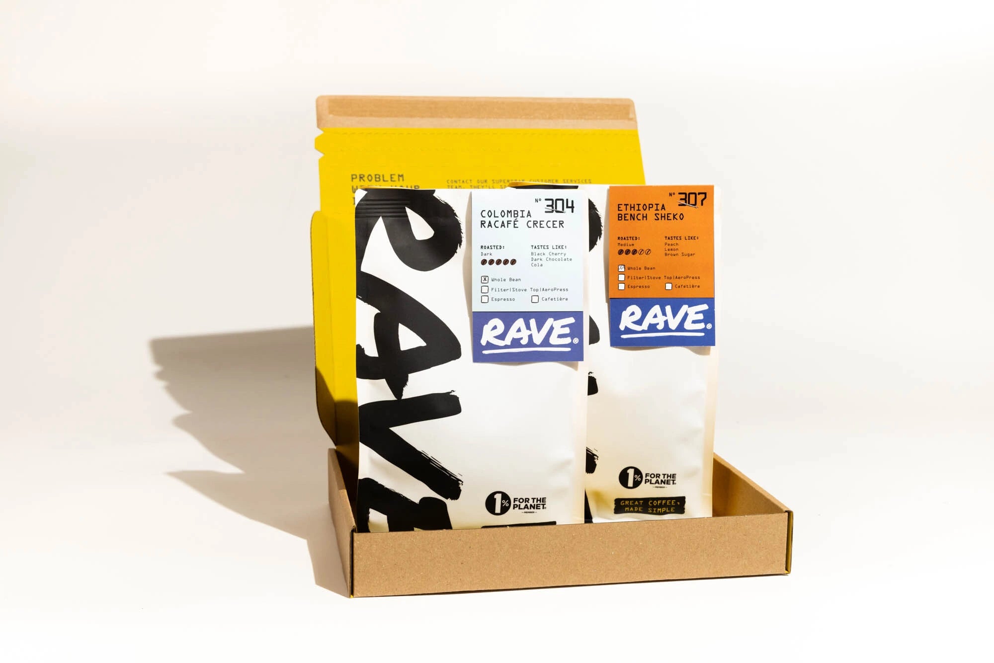 Rave Coffee Roastery's Choice Discovery abonament cafea 250g