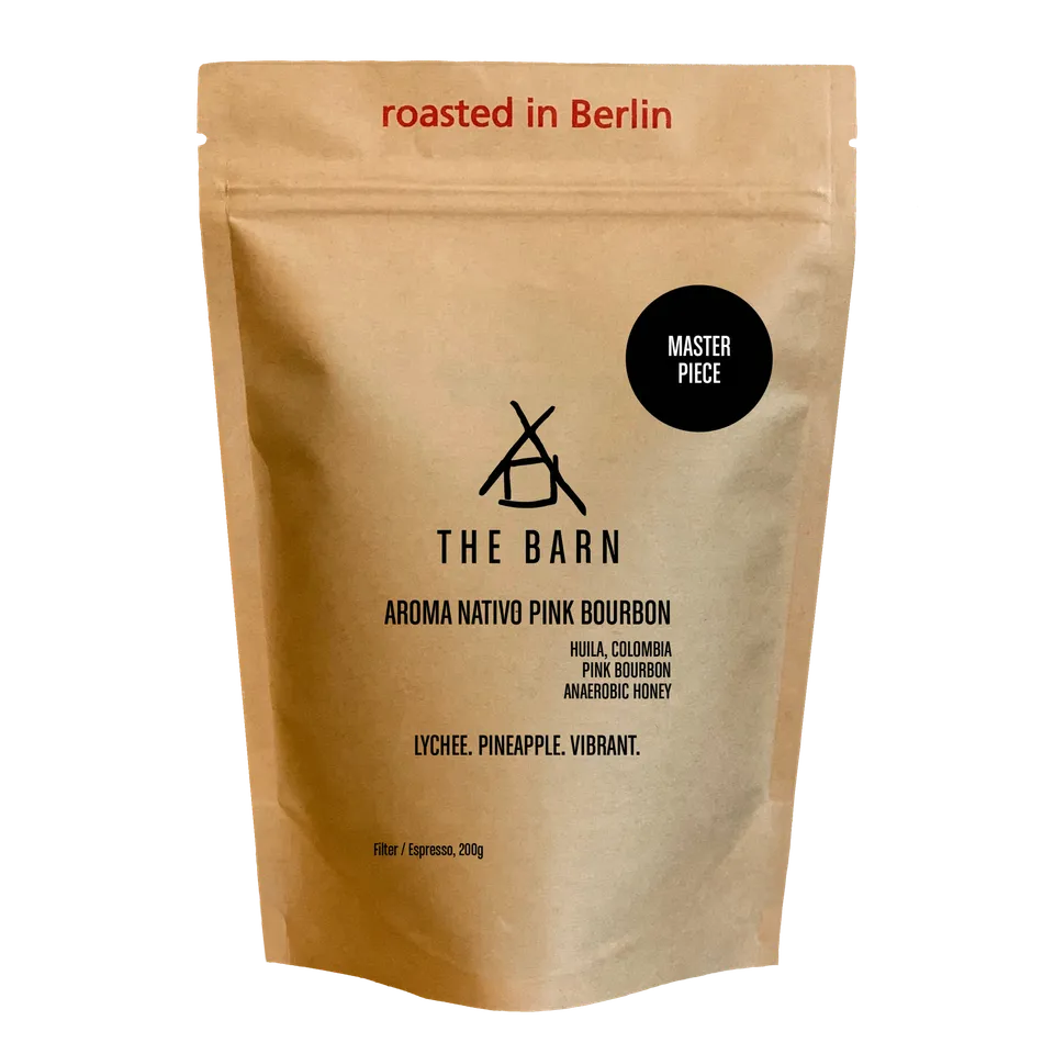The Barn Aroma Nativo Pink Bourbon cafea boabe 200g