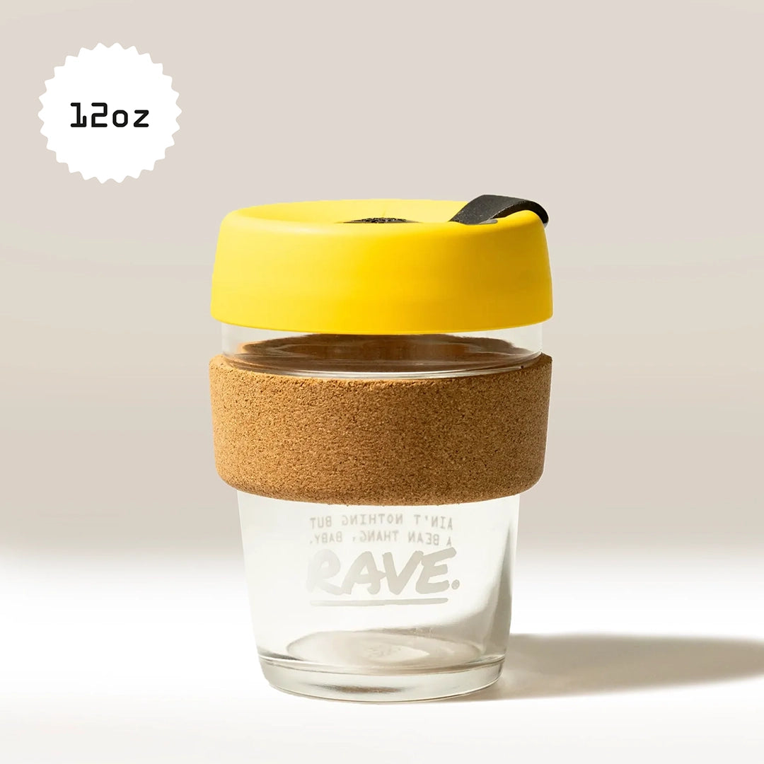 Rave KeepCup pahar sticlă 227ml negru